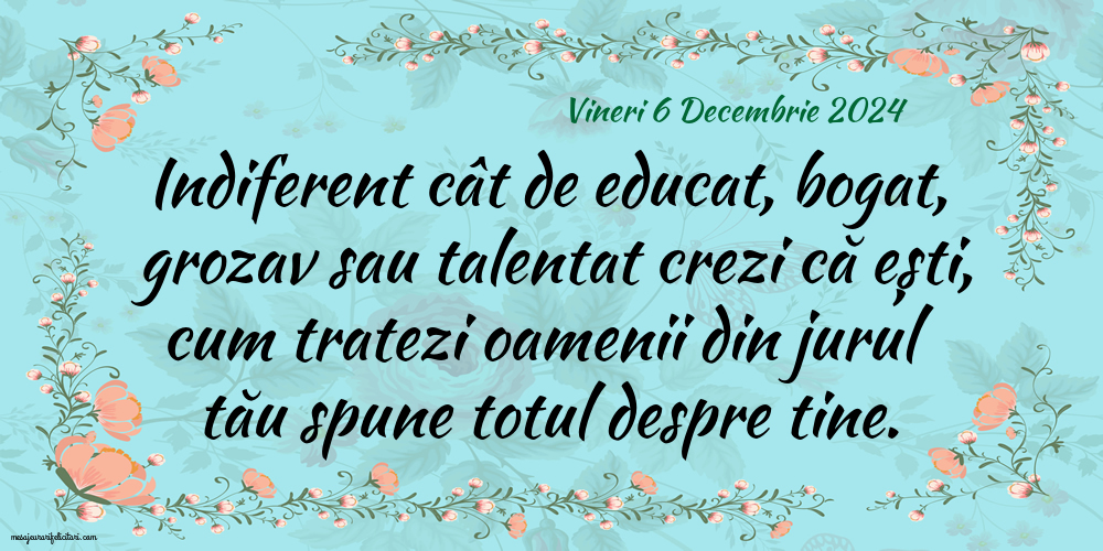 Cum tratezi oamenii din jurul tău spune totul despre tine...