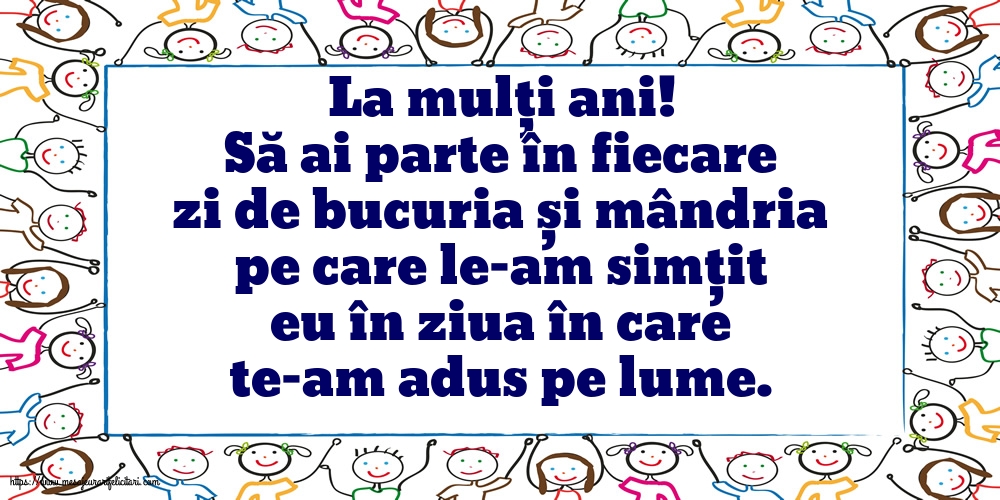 La mulți ani!