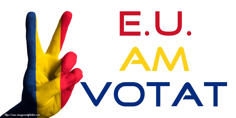 Alegeri E.U. AM VOTAT