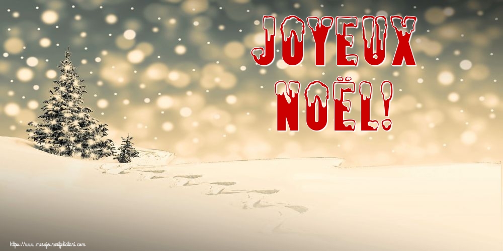 Felicitari de Craciun in Franceza - Joyeux Noël!