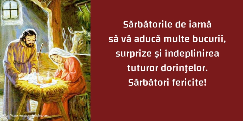 Sărbători fericite!