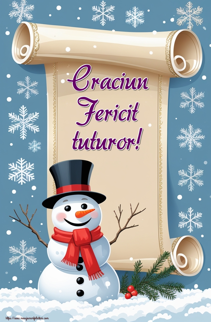 felicitari pentru colegi de serviciu Craciun Fericit tuturor!