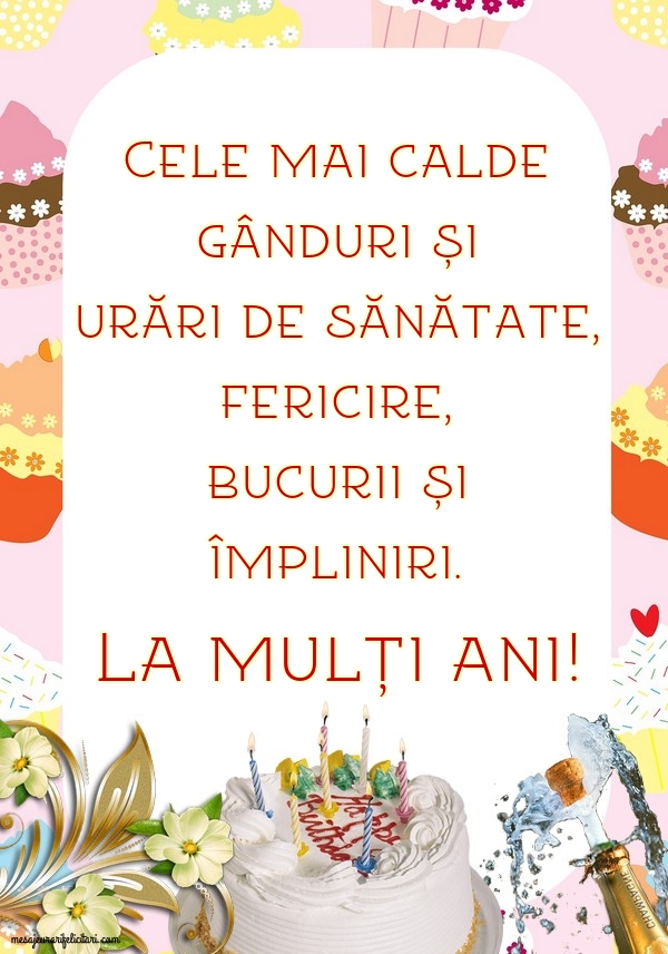 Felicitari de la multi ani - La mulți ani! - mesajeurarifelicitari.com