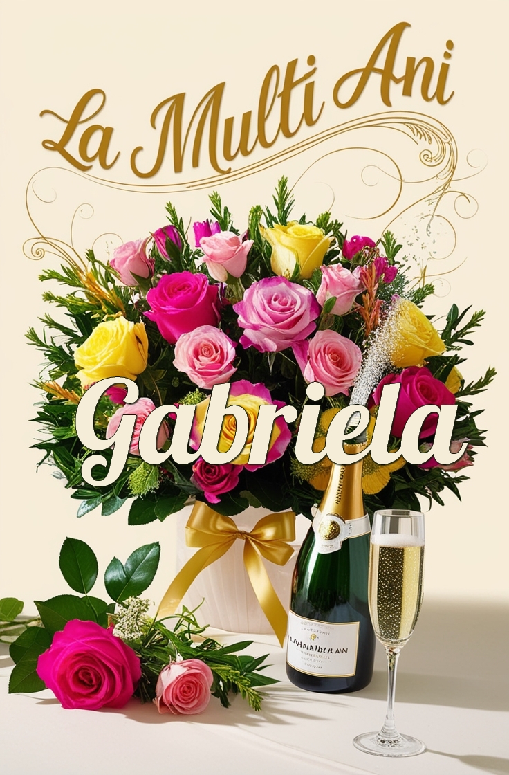 La multi ani, Gabriela!