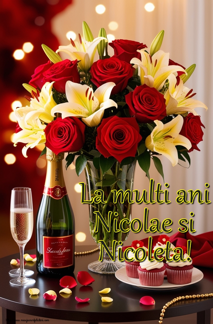 Felicitari de Mos Nicolae - La multi ani Nicolae si Nicoleta! - mesajeurarifelicitari.com