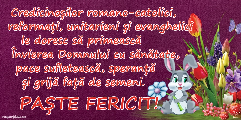 Paștele Catolic Paște Fericit!