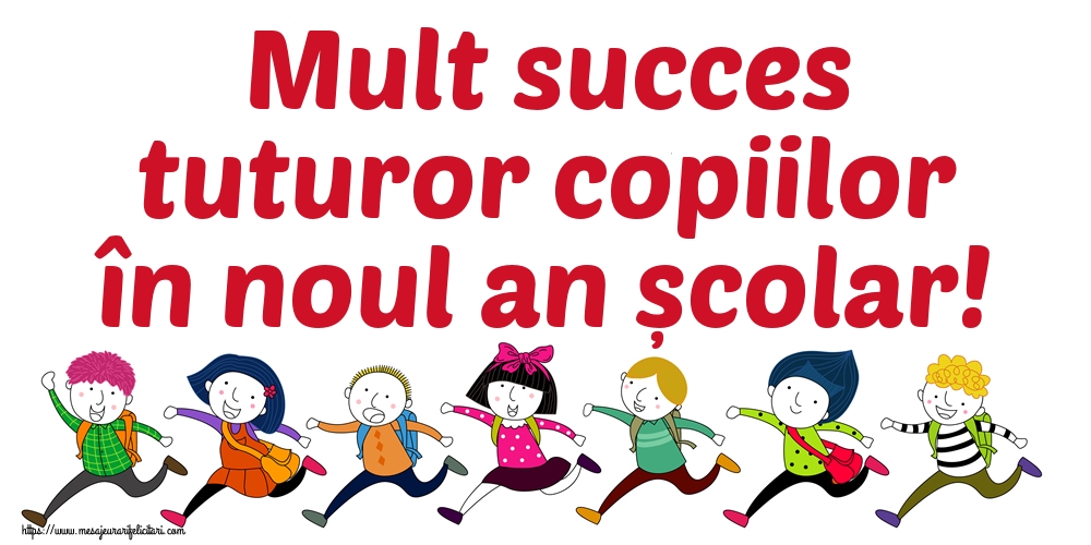 Primul Clopoțel Mult succes tuturor copiilor în noul an școlar!