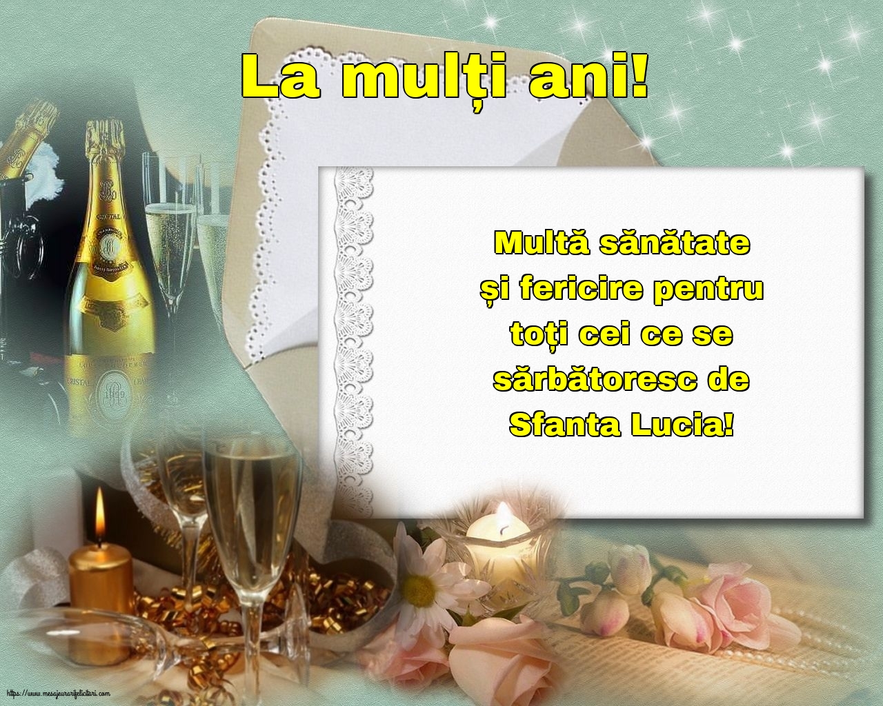 Felicitari de Sfanta Lucia - La mulți ani! - mesajeurarifelicitari.com