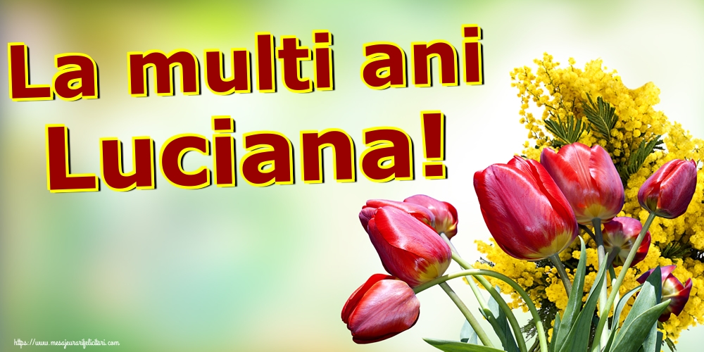 Felicitari de Sfanta Lucia - La multi ani Luciana! - mesajeurarifelicitari.com