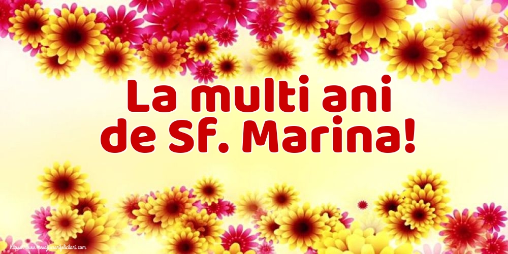 La multi ani de Sf. Marina!