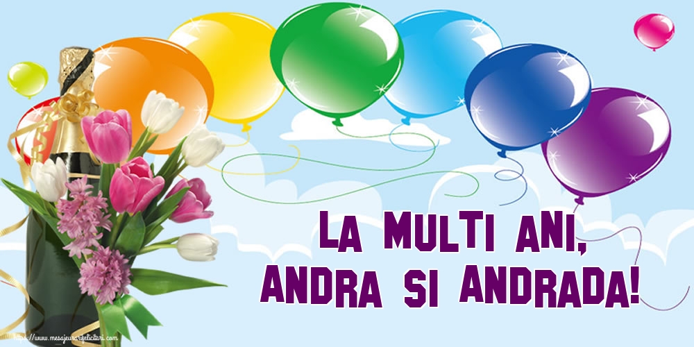 Felicitari de Sfantul Andrei - La multi ani, Andra si Andrada! - mesajeurarifelicitari.com