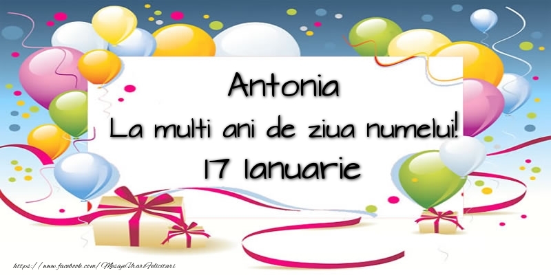 Sfantul Antonie cel Mare Antonia, La multi ani de ziua numelui! 17 Ianuarie