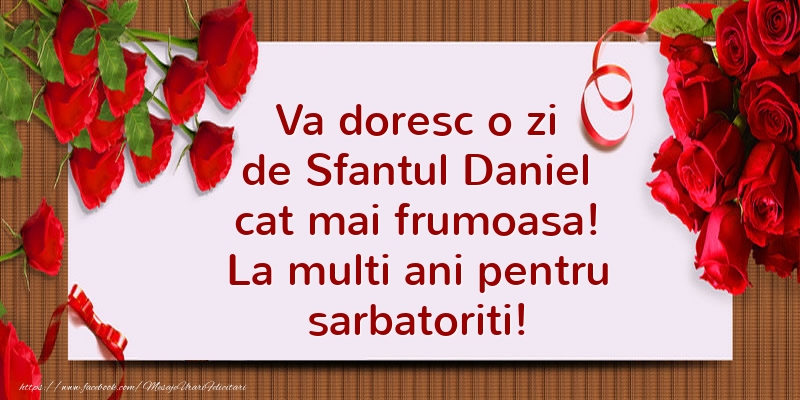 La multi ani pentru sarbatoriti!