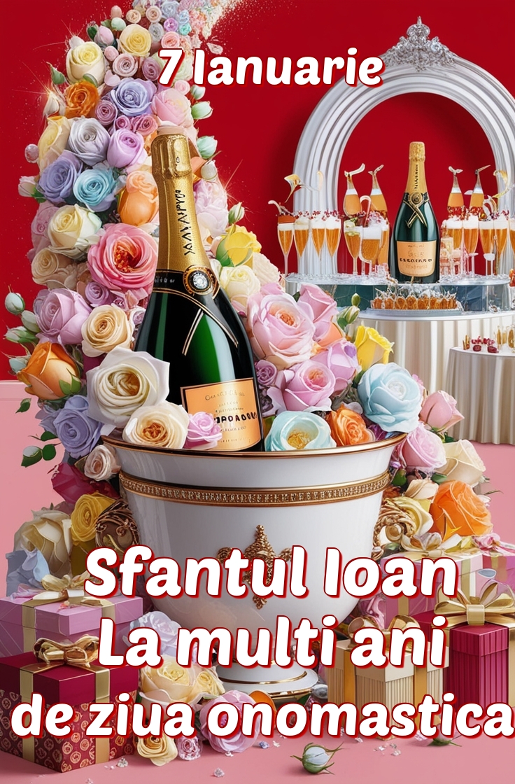 Felicitari de Sfantul Ioan - 7 Ianuarie Sfantul Ioan La multi ani de ziua onomastica! - mesajeurarifelicitari.com