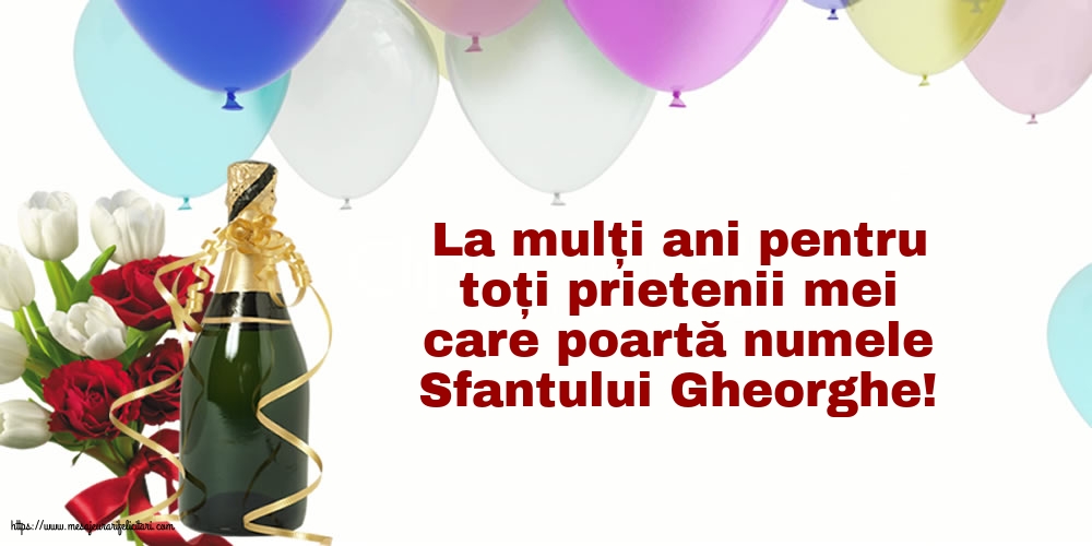 Felicitari de Sfântul Gheorghe - La mulți ani de Sfantul Gheorghe! - mesajeurarifelicitari.com