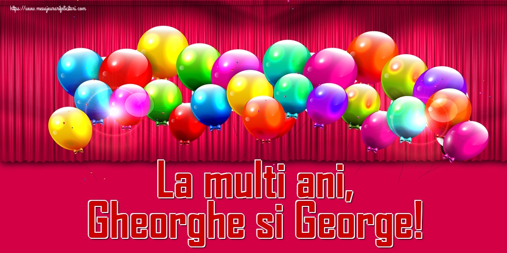 Felicitari de Sfântul Gheorghe - La multi ani, Gheorghe si George! - mesajeurarifelicitari.com