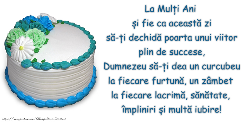 Felicitari de zi de nastere - La Mulți Ani și fie ca această zi ... - mesajeurarifelicitari.com