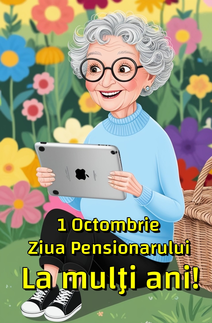 Felicitari de Ziua Pensionarului - 1 Octombrie Ziua Pensionarului La mulţi ani! - mesajeurarifelicitari.com