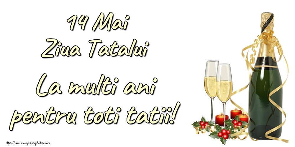 Ziua Tatalui 14 Mai Ziua Tatalui La multi ani pentru toti tatii!