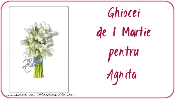  Felicitari de 1 Martie -  Ghiocei de 1 Martie pentru Agnita