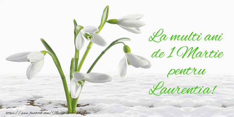  Felicitari de 1 Martie - Ghiocei | La multi ani de 1 Martie pentru Laurentia!