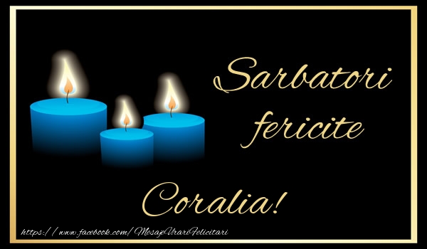 Felicitari de Anul Nou - Lumanari | Sarbatori fericite Coralia!