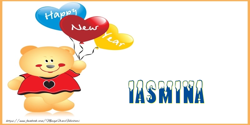  Felicitari de Anul Nou - Baloane & Ursuleti | Happy New Year Iasmina!