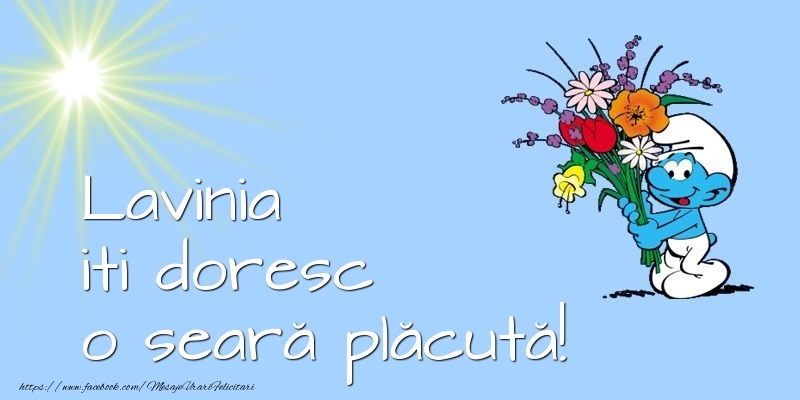  Felicitari de buna seara - Animație & Buchete De Flori & Flori | Lavinia iti doresc o seară plăcută!