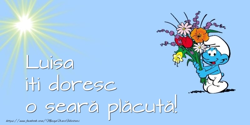  Felicitari de buna seara - Animație & Buchete De Flori & Flori | Luisa iti doresc o seară plăcută!