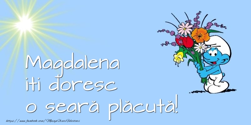  Felicitari de buna seara - Animație & Buchete De Flori & Flori | Magdalena iti doresc o seară plăcută!