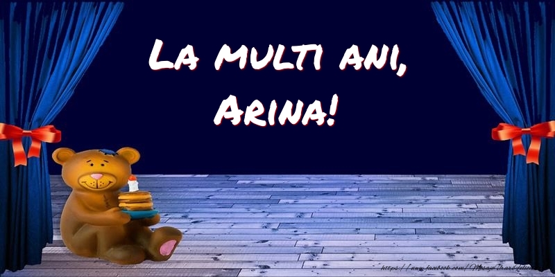  Felicitari pentru copii - Ursuleti | La multi ani, Arina!