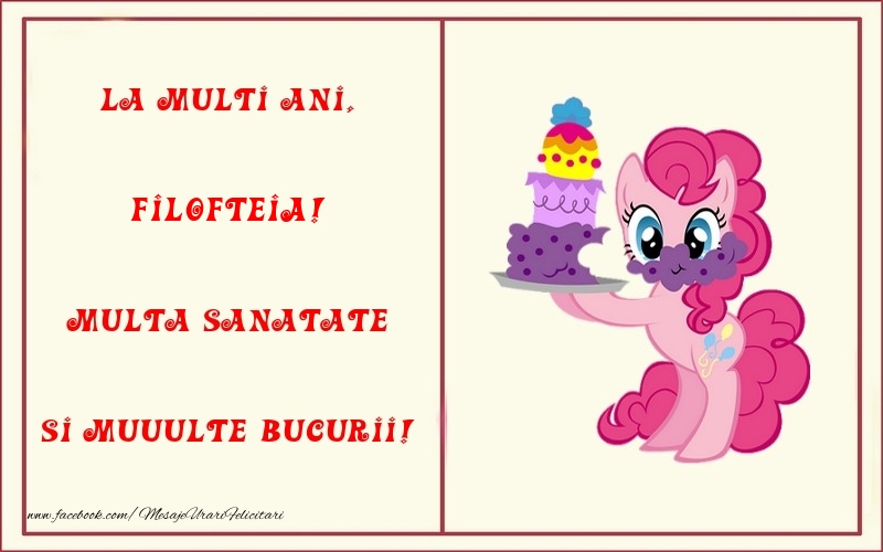 Felicitari pentru copii - Animație | La multi ani, Multa sanatate si muuulte bucurii! Filofteia