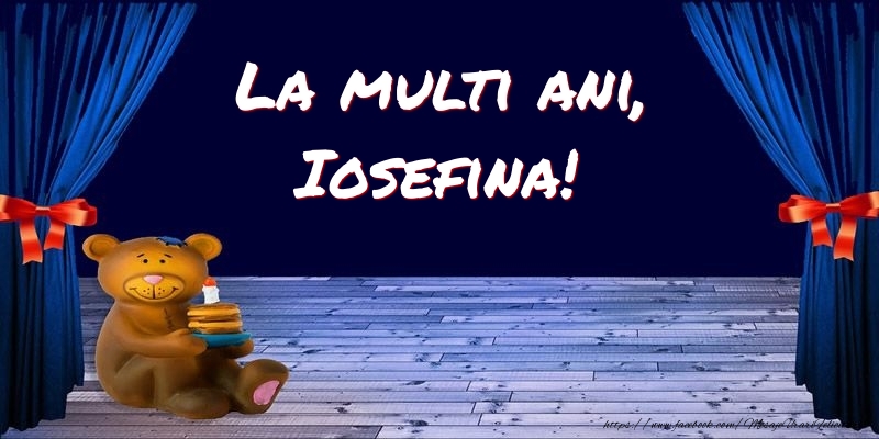  Felicitari pentru copii - Ursuleti | La multi ani, Iosefina!