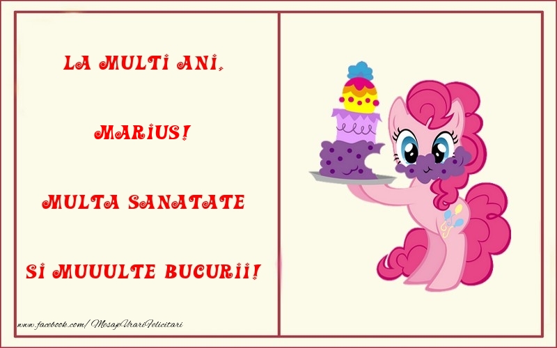  Felicitari pentru copii - Animație | La multi ani, Multa sanatate si muuulte bucurii! Marius