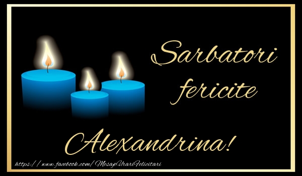  Felicitari de Craciun - Lumanari | Sarbatori fericite Alexandrina!