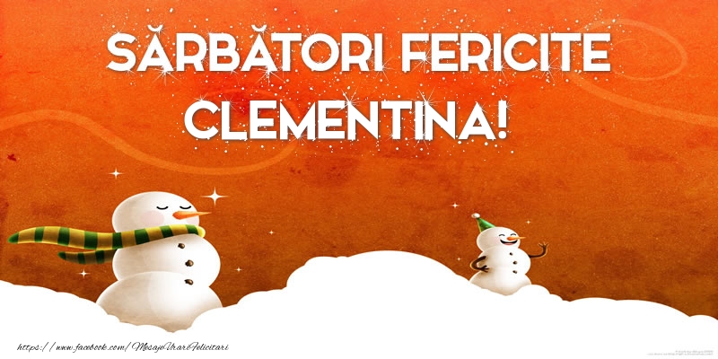  Felicitari de Craciun - ⛄ Om De Zapada | Sărbători Fericite Clementina!