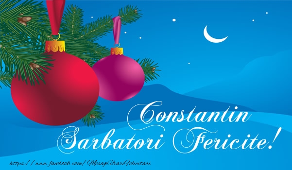  Felicitari de Craciun - Globuri | Constantin Sarbatori fericite!
