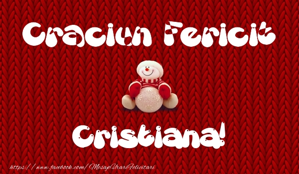  Felicitari de Craciun - ⛄ Om De Zapada | Craciun Fericit Cristiana!
