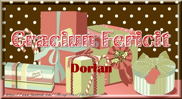 Felicitari de Craciun - Craciun Fericit Dorian