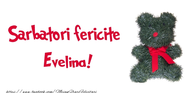  Felicitari de Craciun - Ursuleti | Sarbatori fericite Evelina!