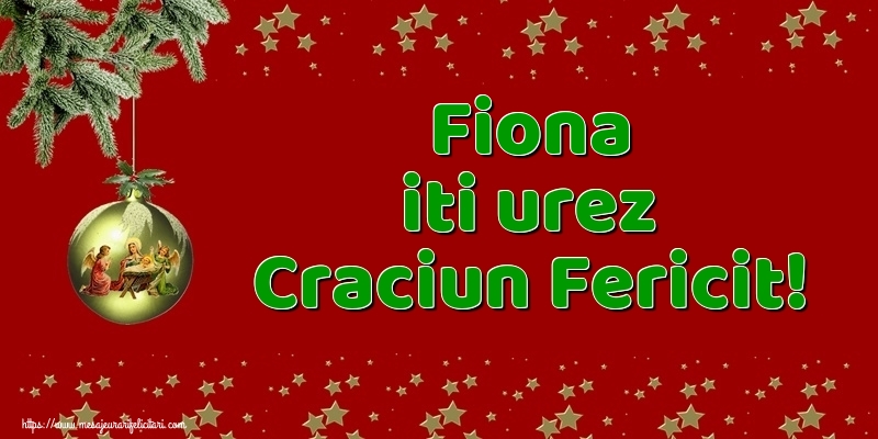  Felicitari de Craciun - Globuri | Fiona iti urez Craciun Fericit!