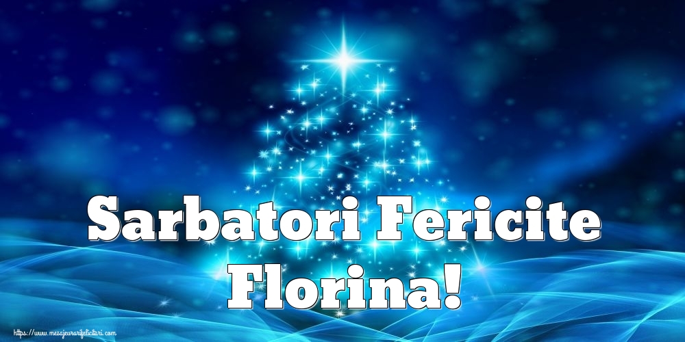  Felicitari de Craciun - Brazi | Sarbatori Fericite Florina!