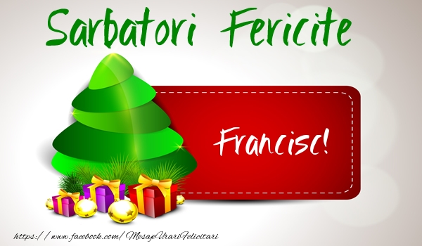  Felicitari de Craciun - Brazi | Sarbatori fericite Francisc!