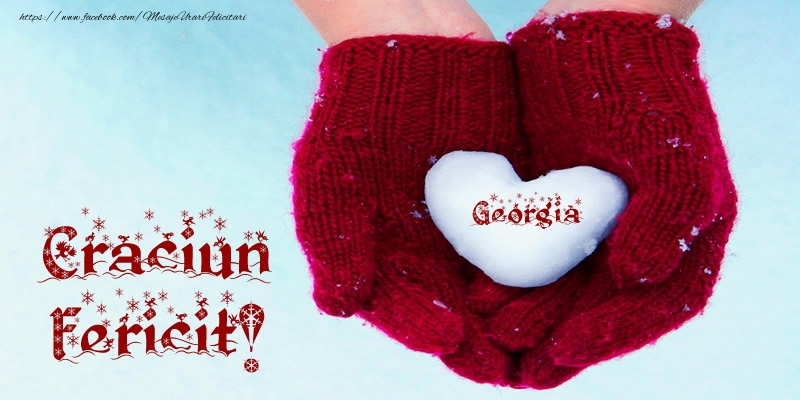 Felicitari de Craciun - Peisaje De Iarna | Georgia Inimoara Craciun Fericit!