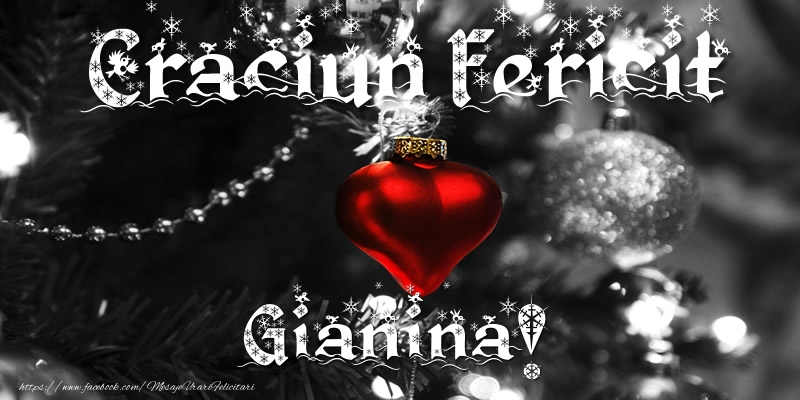 Felicitari de Craciun - Globuri | Craciun Fericit Gianina!