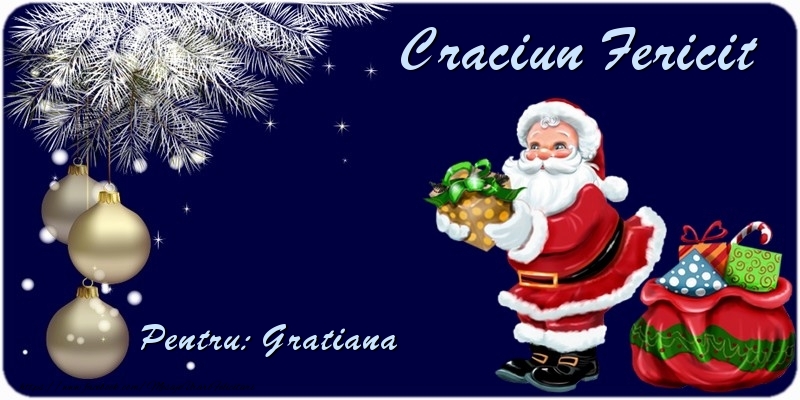Felicitari de Craciun - Mos Craciun | Craciun Fericit Gratiana