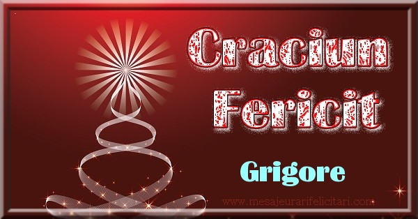  Felicitari de Craciun - Brazi | Craciun Fericit Grigore