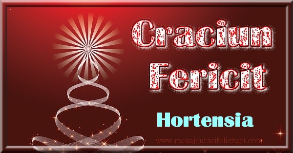  Felicitari de Craciun - Brazi | Craciun Fericit Hortensia