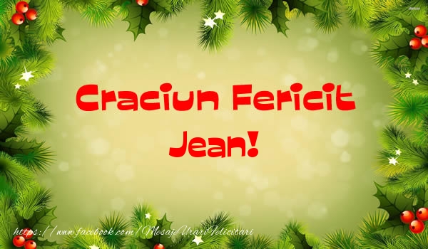  Felicitari de Craciun - Brazi | Craciun Fericit Jean!