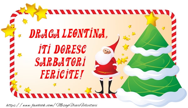  Felicitari de Craciun - Brazi & Mos Craciun | Draga Leontina, Iti Doresc Sarbatori  Fericite!